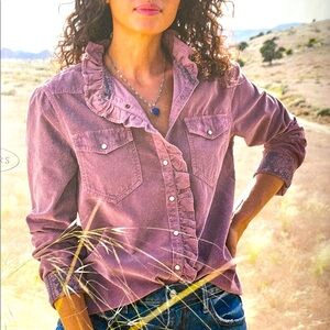 Brand New! Sundance Ombeline Corduroy Shirt Retail$118.